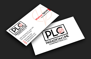 Design de Carte de Visite par DesignerShahadat pour PARADIGM LINE CONSTRUCTION LLC | Design : #32796892
