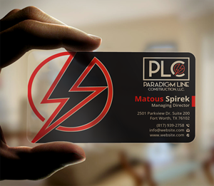 Design de Carte de Visite par DesignerShahadat pour PARADIGM LINE CONSTRUCTION LLC | Design : #32797037