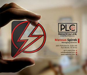 Design de Carte de Visite par DesignerShahadat pour PARADIGM LINE CONSTRUCTION LLC | Design : #32797039
