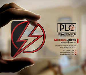 Design de Carte de Visite par DesignerShahadat pour PARADIGM LINE CONSTRUCTION LLC | Design : #32797045