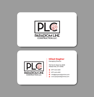 Business Card Design by Innovative Graphix for PARADIGM LINE CONSTRUCTION LLC | Design: #32789646