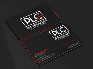 Business Card Design by Innovative Graphix for PARADIGM LINE CONSTRUCTION LLC | Design: #32790178