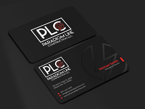 Business Card Design by Innovative Graphix for PARADIGM LINE CONSTRUCTION LLC | Design: #32790185