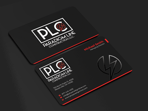 Business Card Design by Innovative Graphix for PARADIGM LINE CONSTRUCTION LLC | Design: #32790187