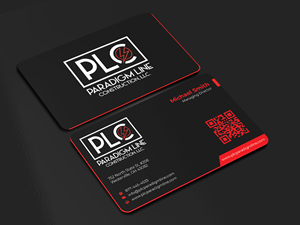 Business Card Design by Innovative Graphix for PARADIGM LINE CONSTRUCTION LLC | Design: #32790198