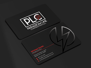 Business Card Design by Innovative Graphix for PARADIGM LINE CONSTRUCTION LLC | Design: #32790206
