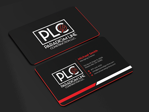 Business Card Design by Innovative Graphix for PARADIGM LINE CONSTRUCTION LLC | Design: #32790301