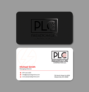 Diseño de Tarjeta de Presentación por Innovative Graphix para PARADIGM LINE CONSTRUCTION LLC | Diseño: #32792540