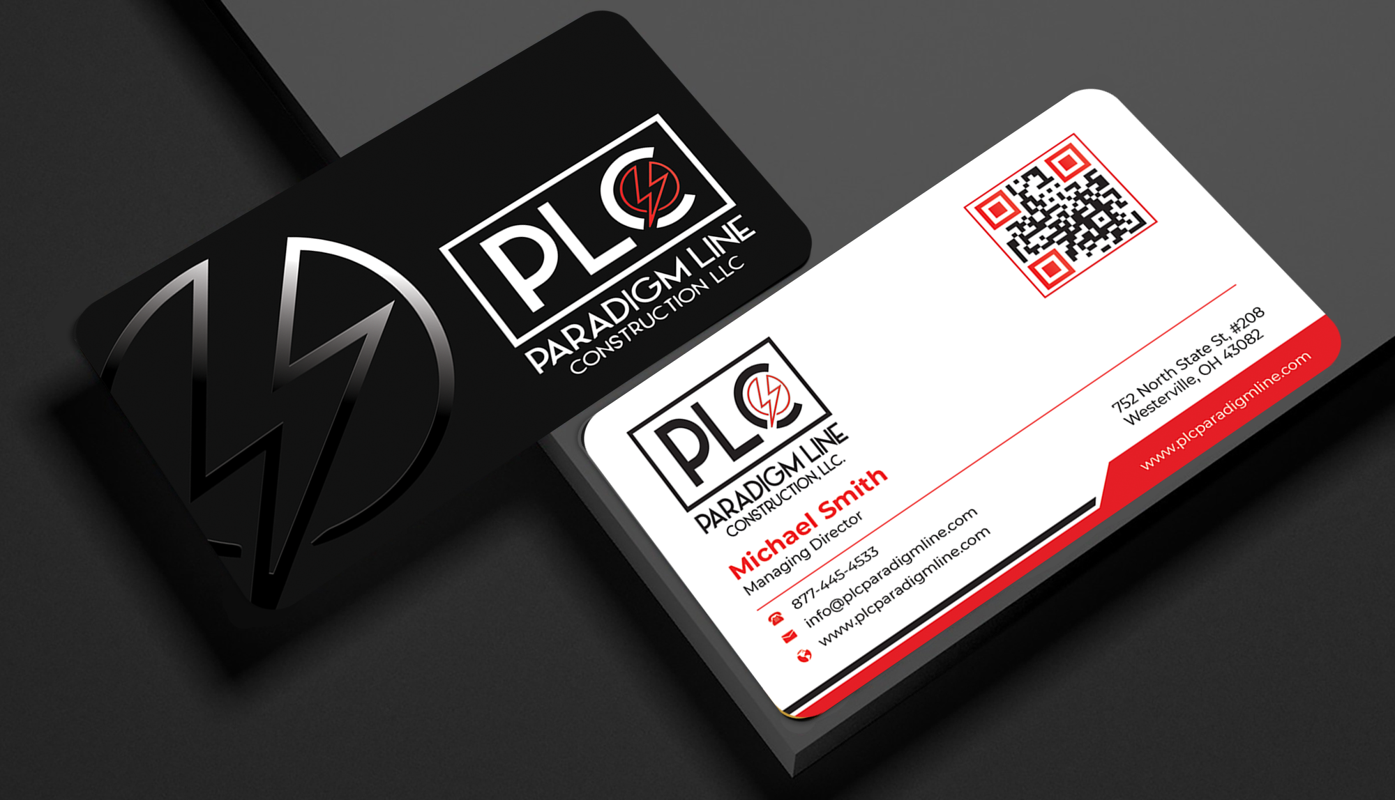 Visitenkarten-Design von Innovative Graphix für PARADIGM LINE CONSTRUCTION LLC | Design #32792719