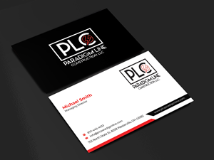 Design de Carte de Visite par Innovative Graphix pour PARADIGM LINE CONSTRUCTION LLC | Design : #32794156