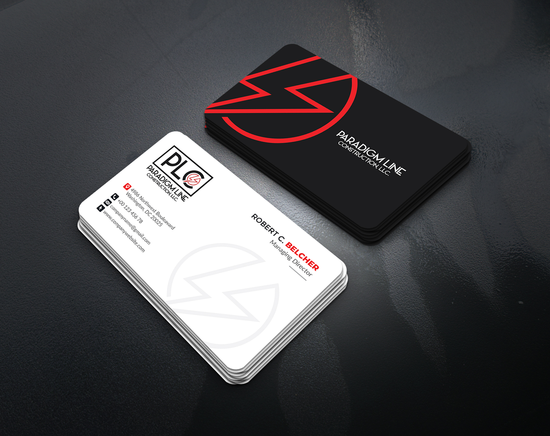 Design de Carte de Visite par artbitin pour PARADIGM LINE CONSTRUCTION LLC | Design #32790717