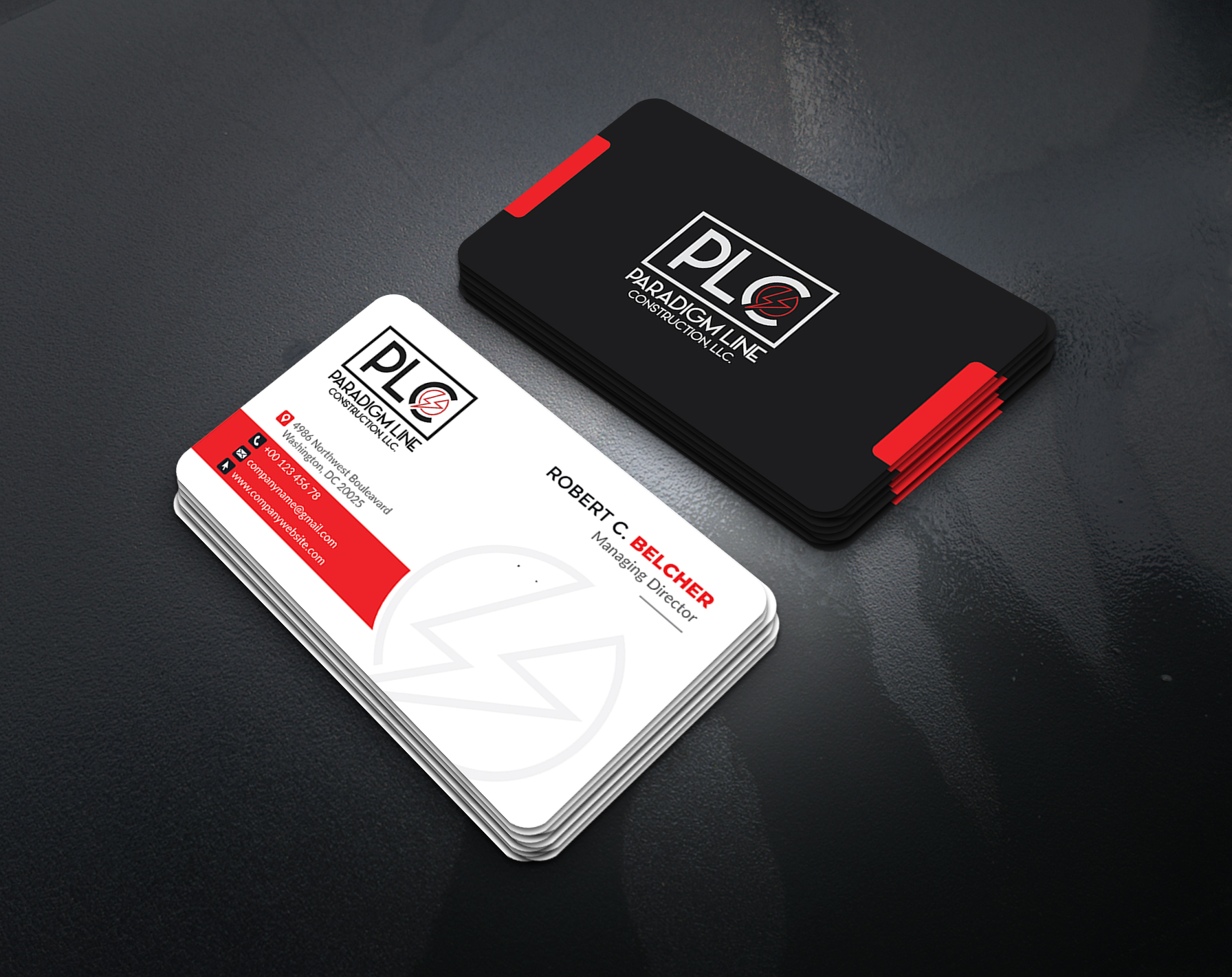 Design de Carte de Visite par artbitin pour PARADIGM LINE CONSTRUCTION LLC | Design #32790725