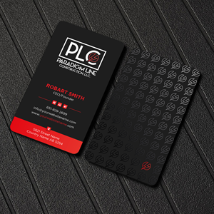 Design de Carte de Visite par Uttom 2 pour PARADIGM LINE CONSTRUCTION LLC | Design : #32790007