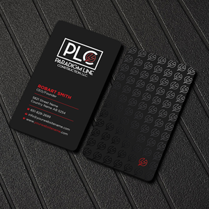 Design de Carte de Visite par Uttom 2 pour PARADIGM LINE CONSTRUCTION LLC | Design : #32790010