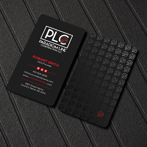 Design de Carte de Visite par Uttom 2 pour PARADIGM LINE CONSTRUCTION LLC | Design : #32790011