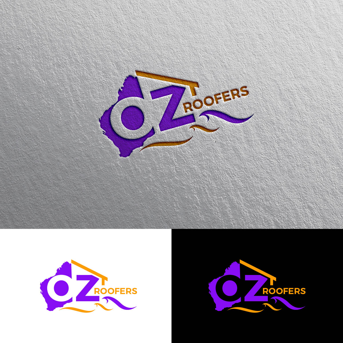 Logo Design by chris Ray for Oz roofers | Design #32799014