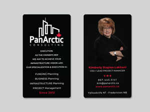 Business Card Design by Designer Mamun for PANARCTIC CONSULTING | Design #32809714