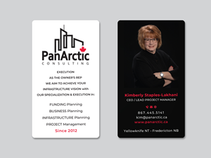 Business Card Design by Creative Moon Design for PANARCTIC CONSULTING | Design: #32809718