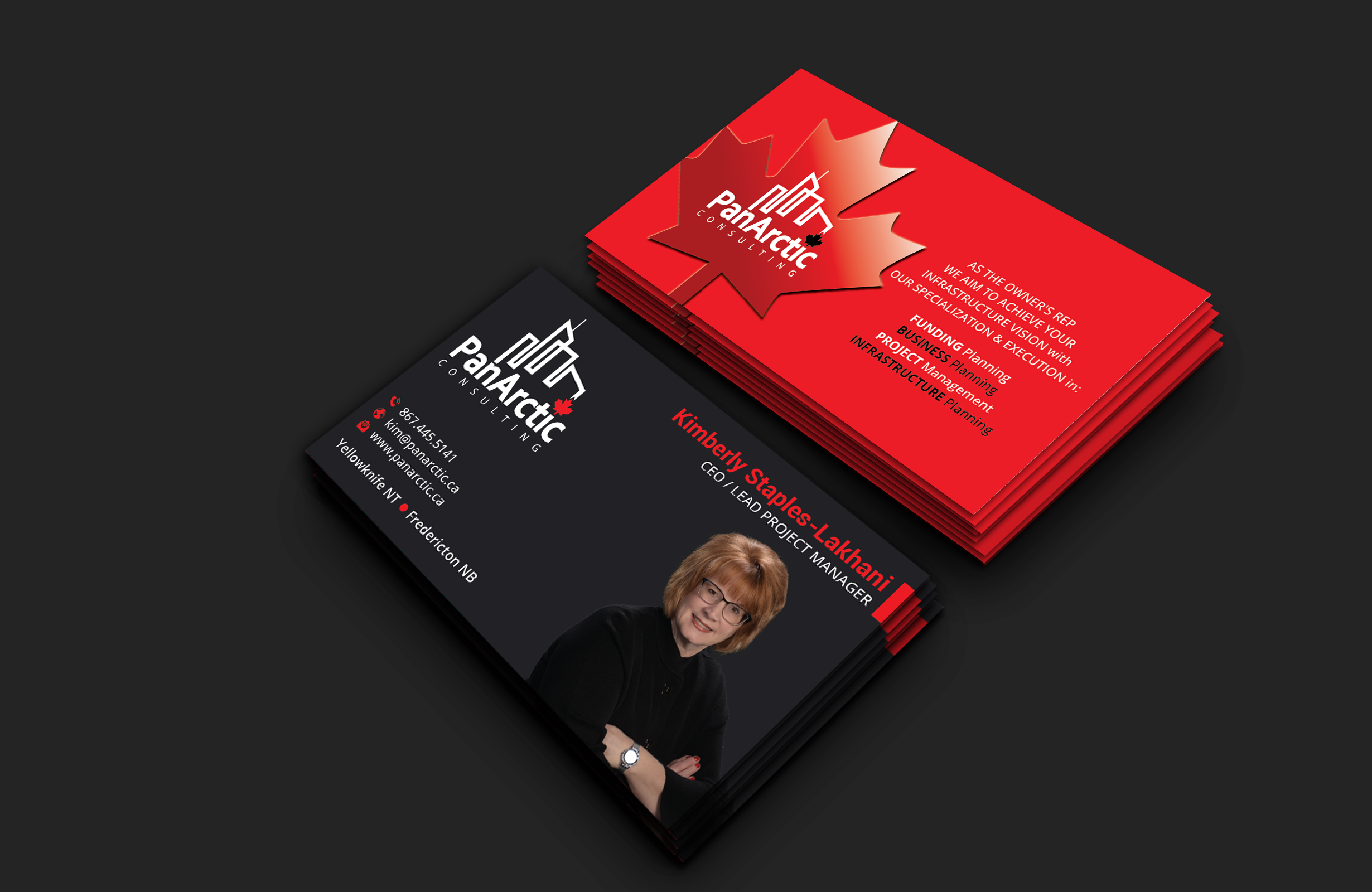 Business Card Design by DesignerShahadat for PANARCTIC CONSULTING | Design #32797711