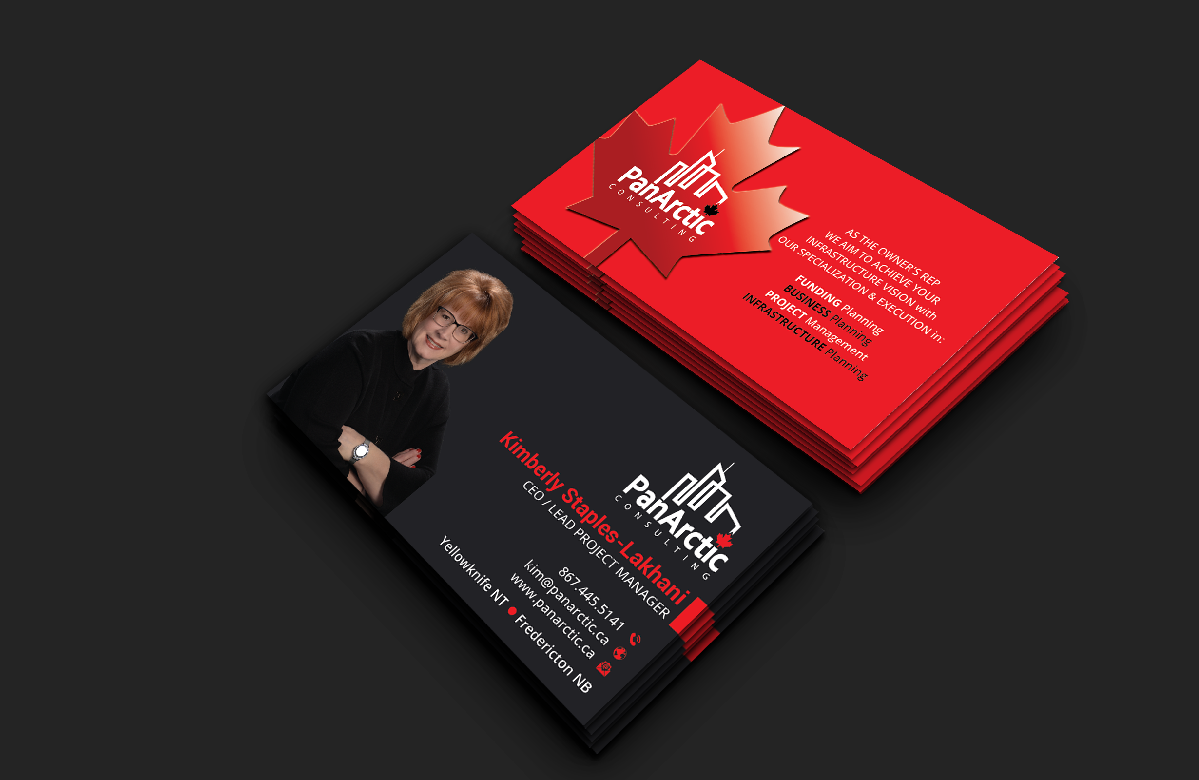 Business Card Design by DesignerShahadat for PANARCTIC CONSULTING | Design #32799271