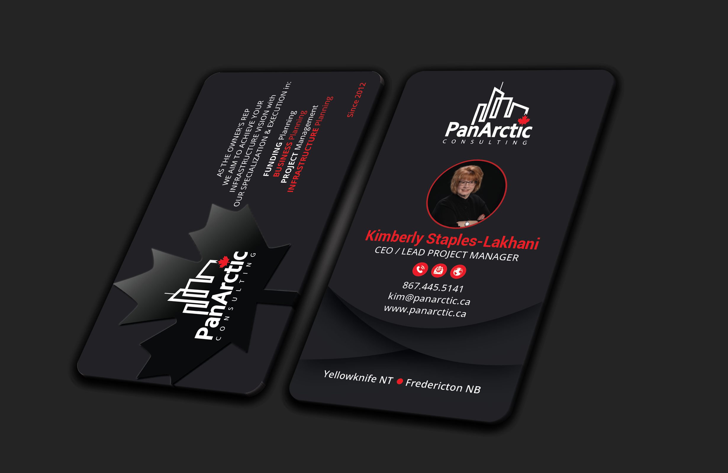 Business Card Design by DesignerShahadat for PANARCTIC CONSULTING | Design #32799284