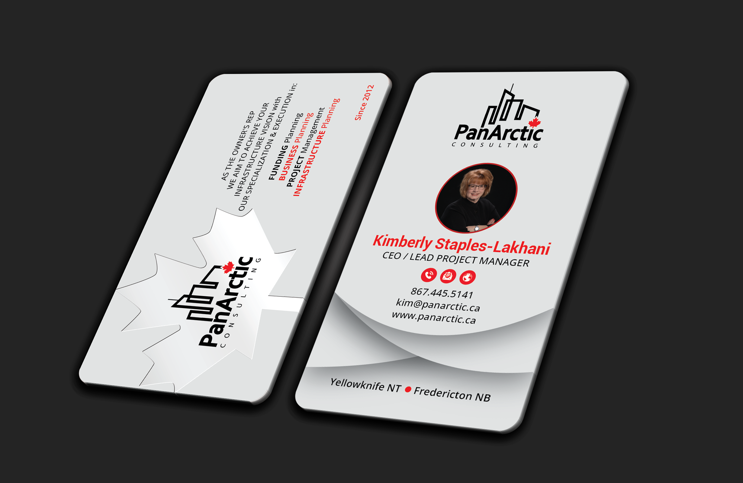 Business Card Design by DesignerShahadat for PANARCTIC CONSULTING | Design #32799292