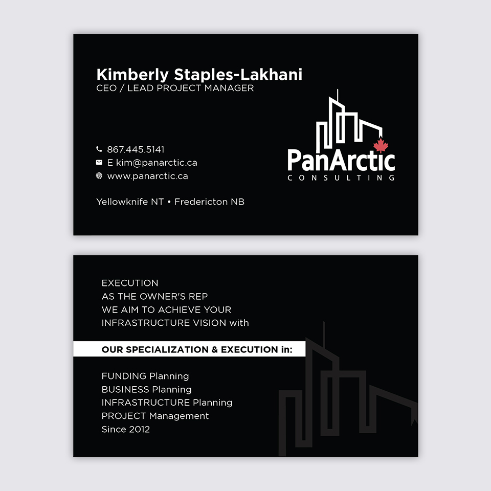 Business Card Design by YourLogoMaster for PANARCTIC CONSULTING | Design #32802636