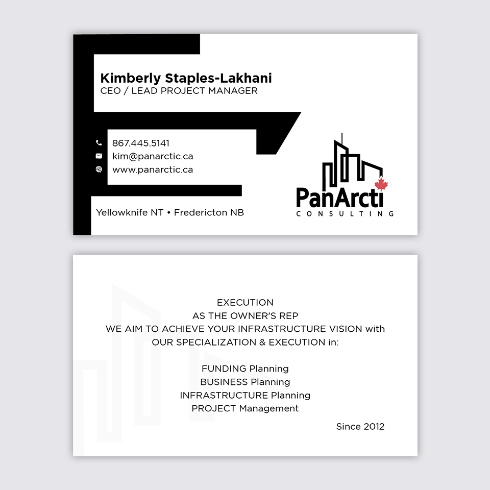 Business Card Design by YourLogoMaster for PANARCTIC CONSULTING | Design #32802637