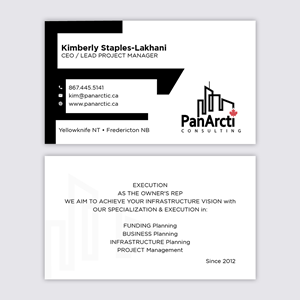 Business Card Design by YourLogoMaster for PANARCTIC CONSULTING | Design: #32802637