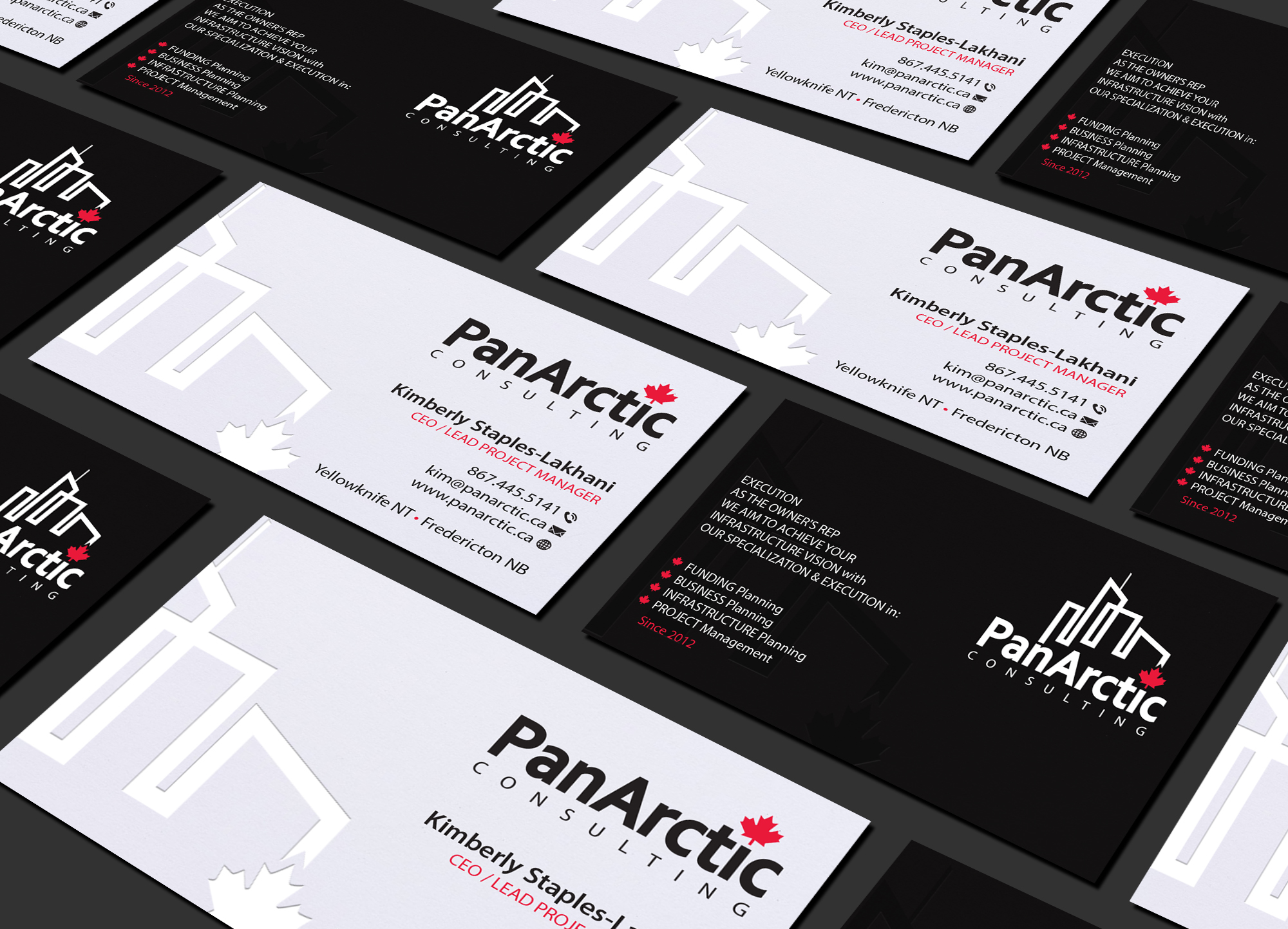 Business Card Design by Creations Box 2015 for PANARCTIC CONSULTING | Design #32814098