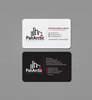 Business Card Design by Creations Box 2015 for PANARCTIC CONSULTING | Design: #32814100
