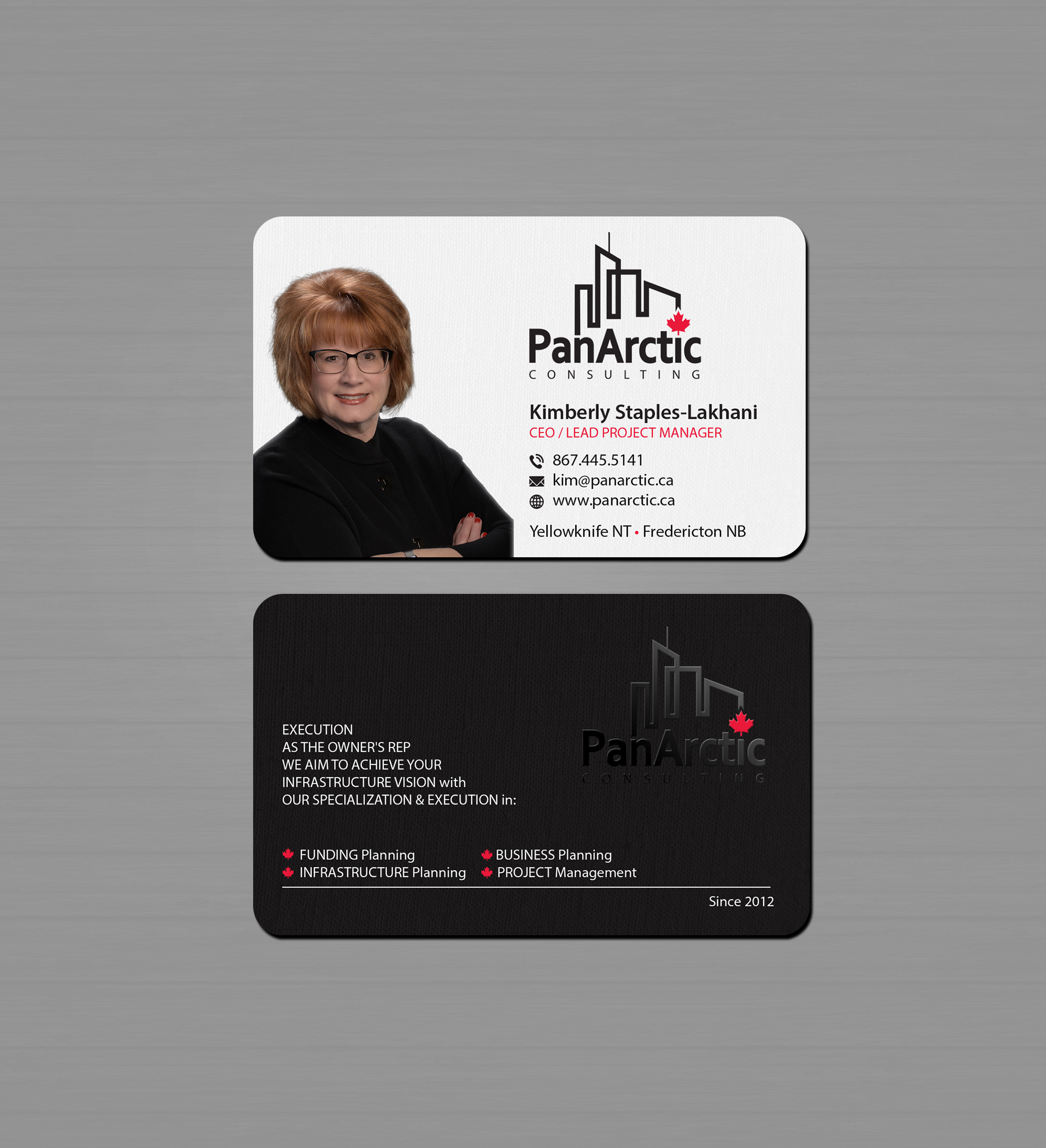 Business Card Design by Creations Box 2015 for PANARCTIC CONSULTING | Design #32814109