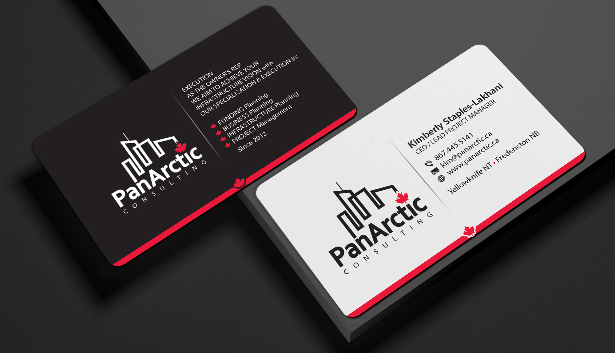 Design de Carte de Visite par Creations Box 2015 pour PANARCTIC CONSULTING | Design #32814110