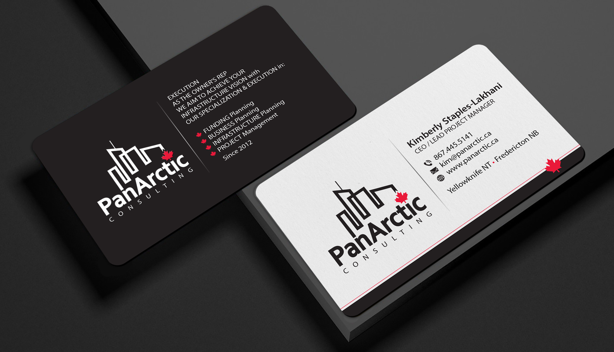 Visitenkarten-Design von Creations Box 2015 für PANARCTIC CONSULTING | Design #32814111