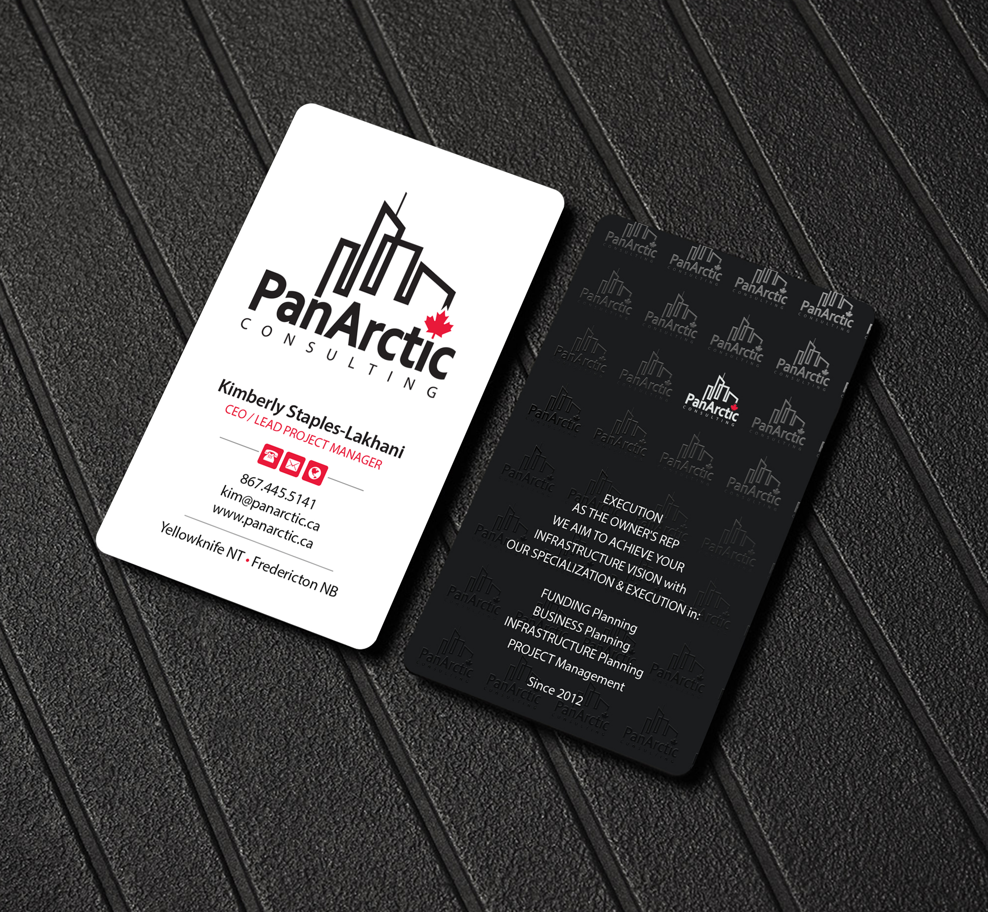 Business Card Design by Creations Box 2015 for PANARCTIC CONSULTING | Design #32814112