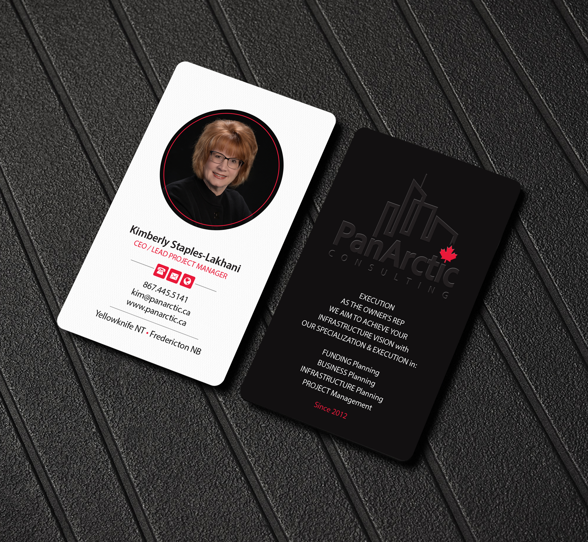 Business Card Design by Creations Box 2015 for PANARCTIC CONSULTING | Design #32814113