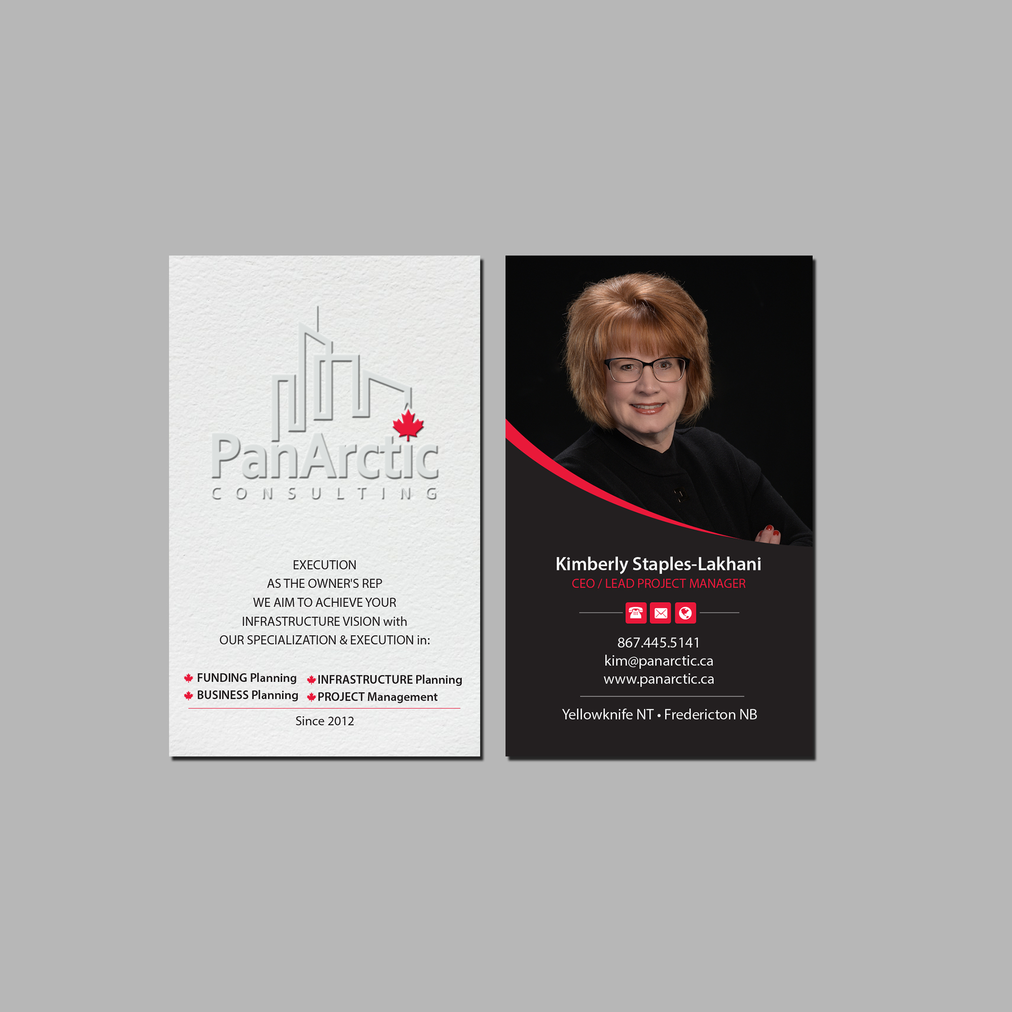 Business Card Design by Creations Box 2015 for PANARCTIC CONSULTING | Design #32814116