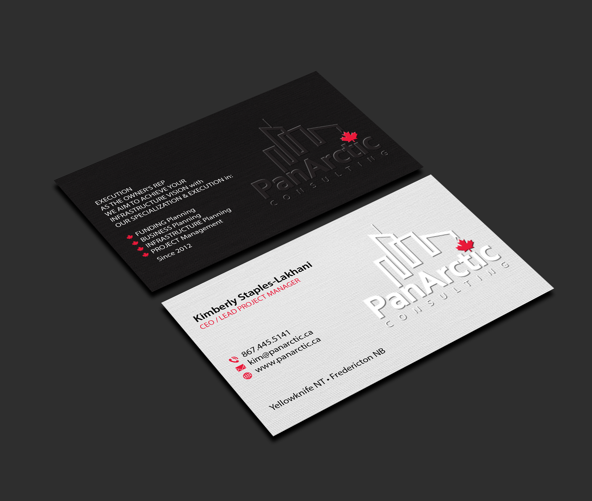 Business Card Design by Creations Box 2015 for PANARCTIC CONSULTING | Design #32814122