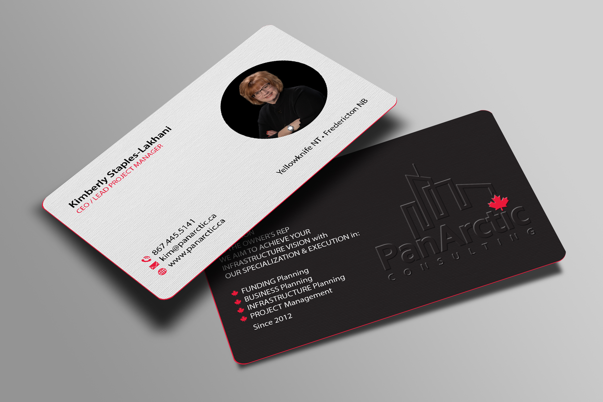 Business Card Design by Creations Box 2015 for PANARCTIC CONSULTING | Design #32814132