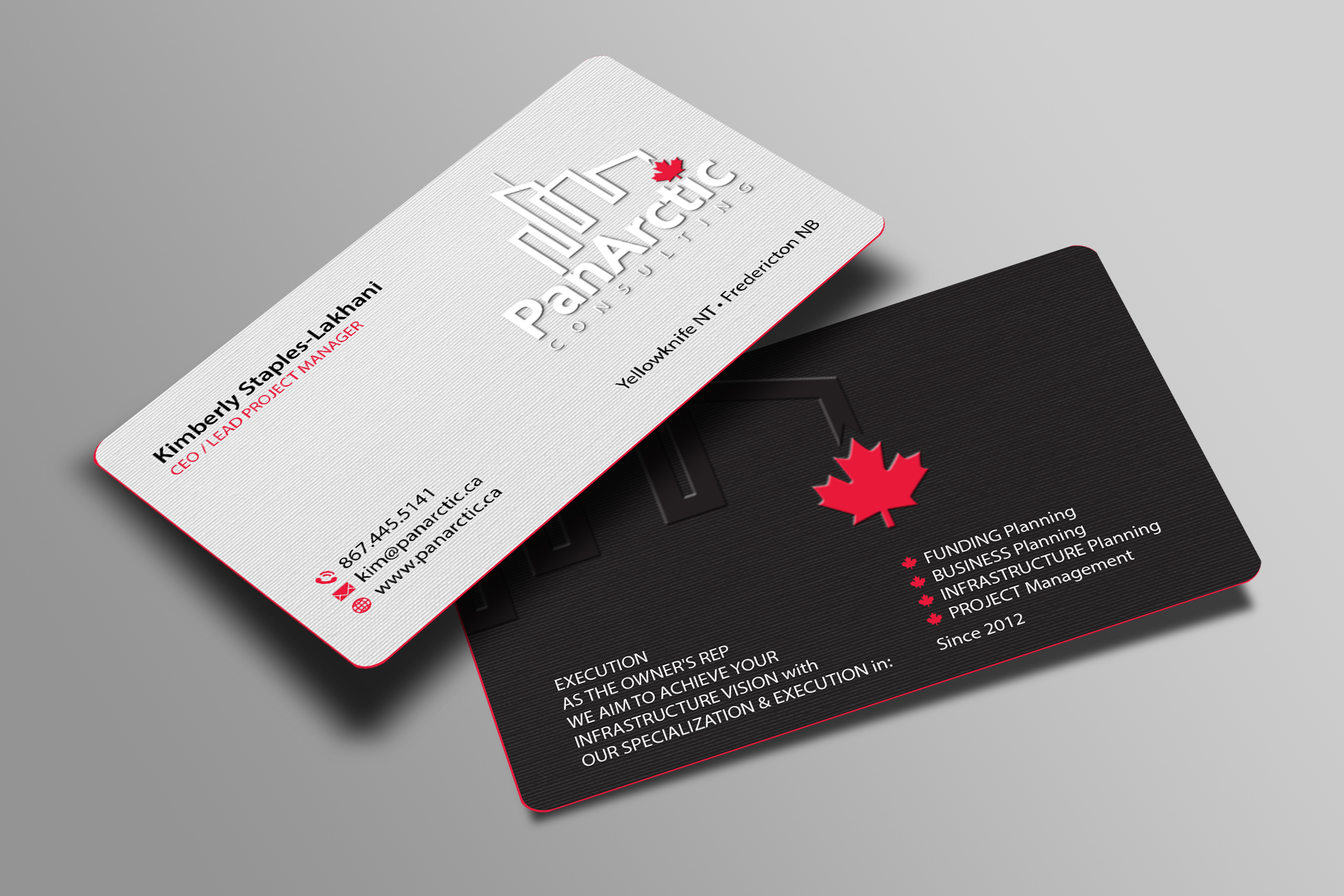 Business Card Design by Creations Box 2015 for PANARCTIC CONSULTING | Design #32814134