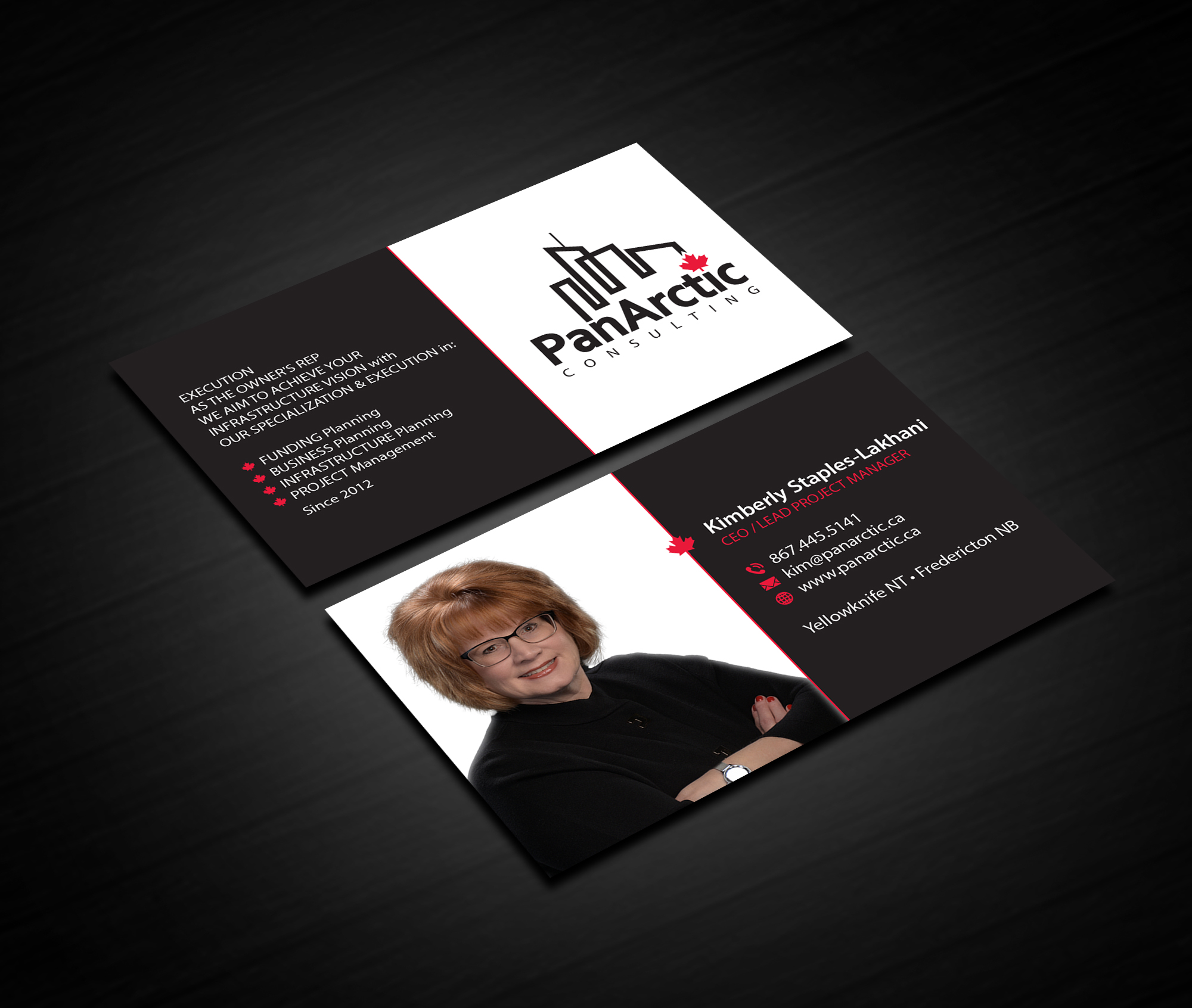 Business Card Design by Creations Box 2015 for PANARCTIC CONSULTING | Design #32814138