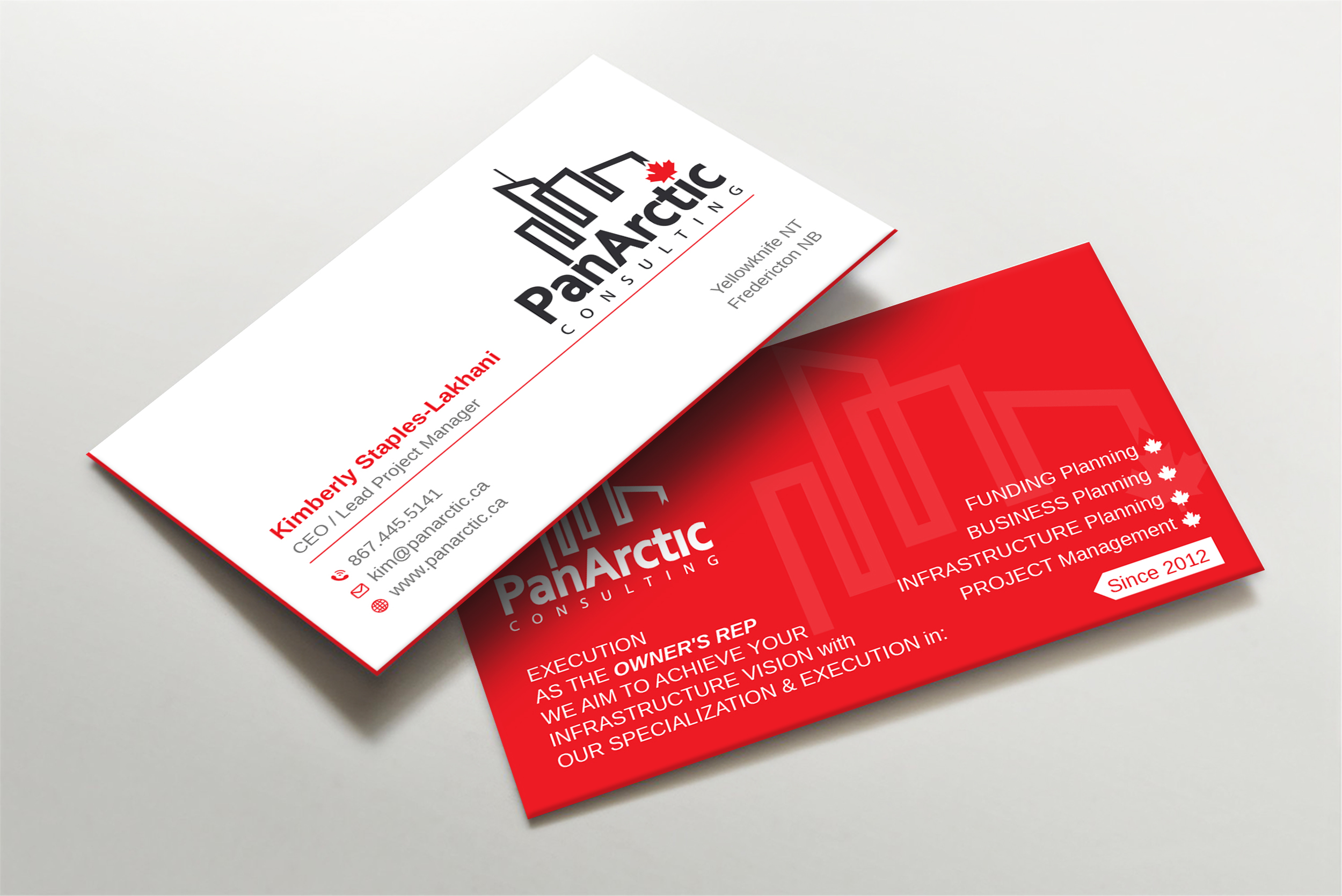 Visitenkarten-Design von LAXMI DESIGNHUB für PANARCTIC CONSULTING | Design #32812241