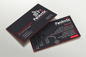 Business Card Design by LAXMI DESIGNHUB for PANARCTIC CONSULTING | Design: #32812244