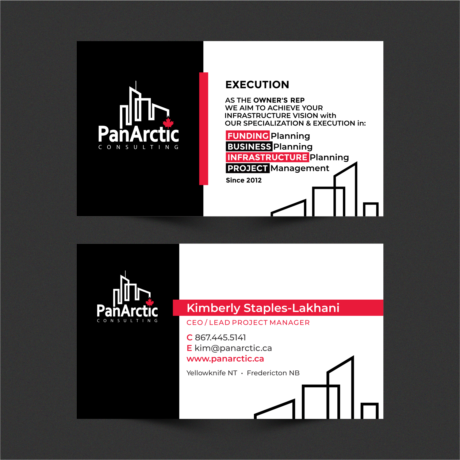 Business Card Design by ThiagoB for PANARCTIC CONSULTING | Design #32795914