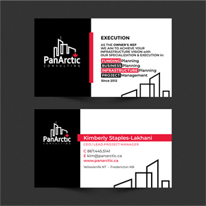 Business Card Design by ThiagoB for PANARCTIC CONSULTING | Design: #32795914
