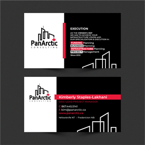 Business Card Design by ThiagoB for PANARCTIC CONSULTING | Design: #32795915