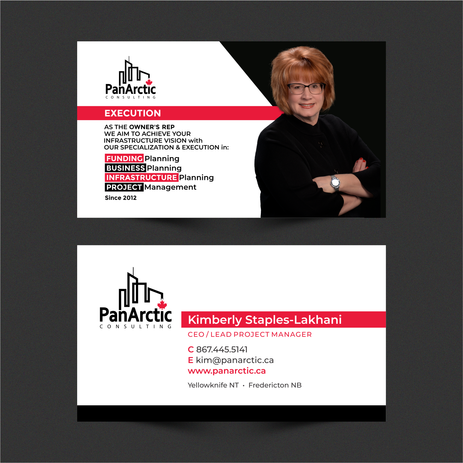 Business Card Design by ThiagoB for PANARCTIC CONSULTING | Design #32795917