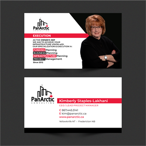 Business Card Design by ThiagoB for PANARCTIC CONSULTING | Design: #32795917
