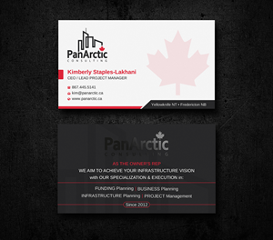 Business Card Design by Uttom 2 for PANARCTIC CONSULTING | Design: #32802553
