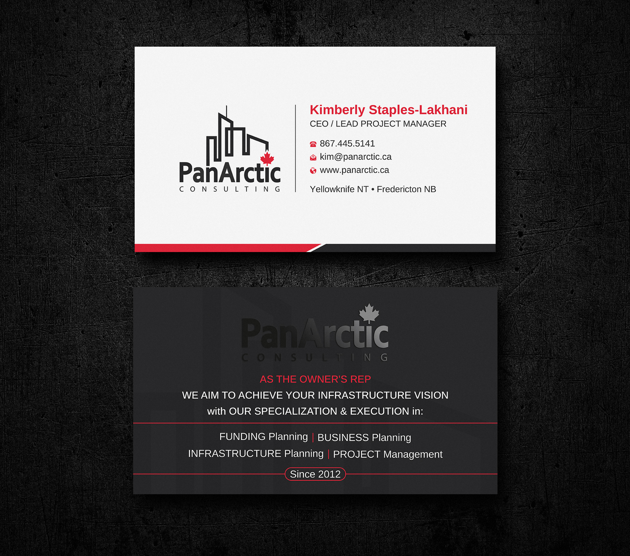 Business Card Design by Uttom 2 for PANARCTIC CONSULTING | Design #32802554